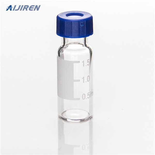 5.0 Borosilicate Glass HPLC clear 2ml vial with screw caps for lab use